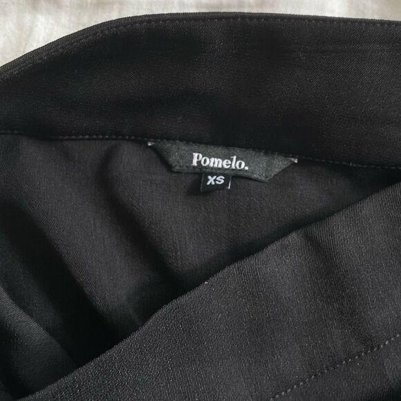 Pomelo | Black A-Line Skirt with Pocket Size XS - Picture 2 of 3